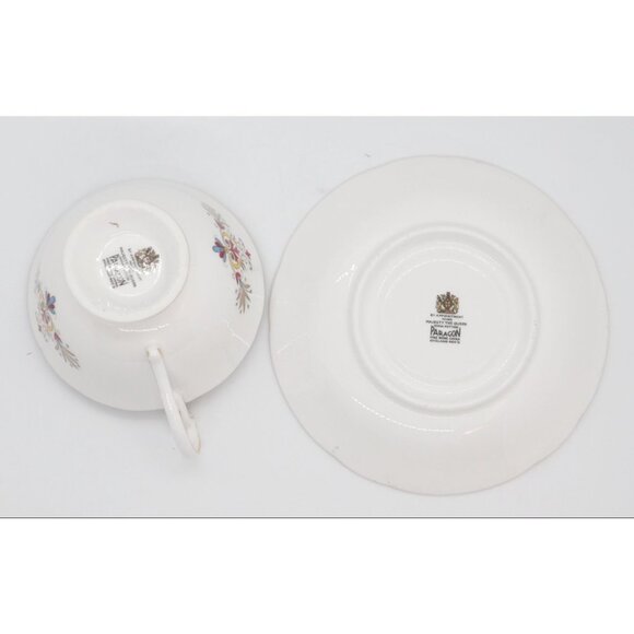 Paragon Teacup and Saucer Vintage Tea Cup Red & Gold Guilt Design - Picture 5 of 6